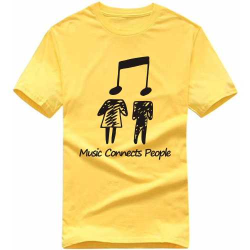 music connects people T Shirt