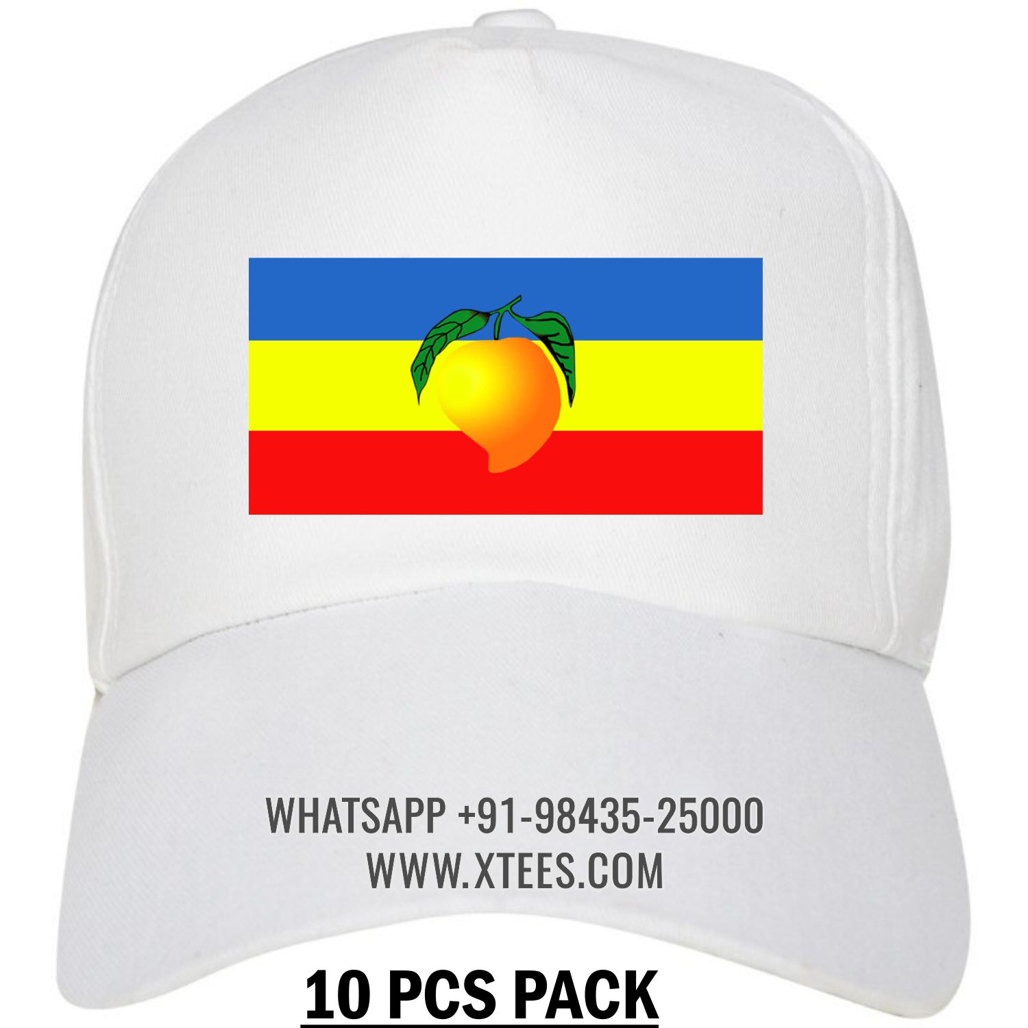 Pattali Makkal Katchi PMK Logo Printed Cap - 10 Pcs Pack Pattali Makkal Katchi PMK Logo Printed Cap - 10 Pcs Pack