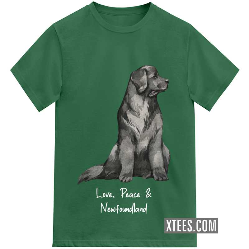 Newfoundland Dog Printed Kids T-shirt