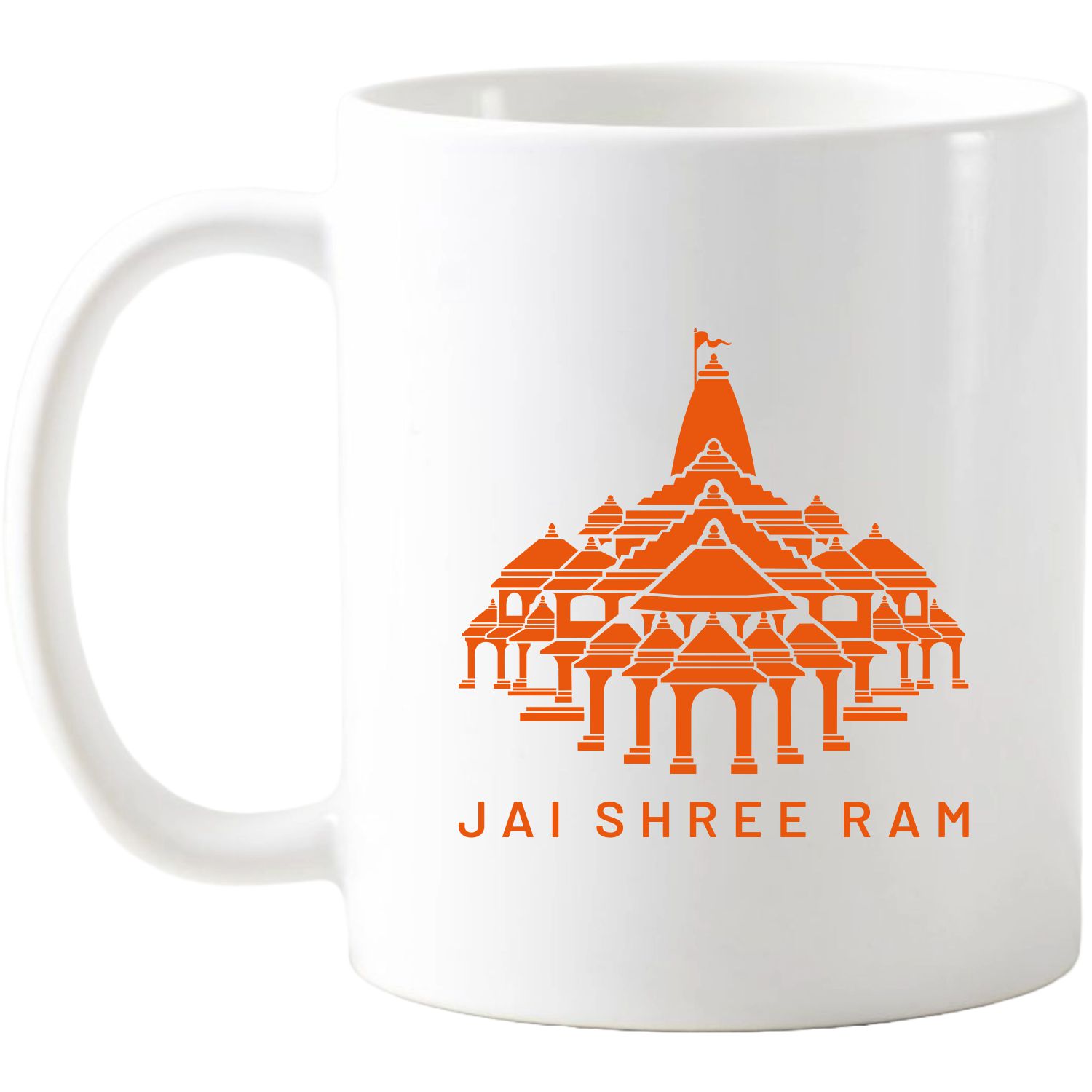 Ram Mandir Logo Printed Coffee Mug