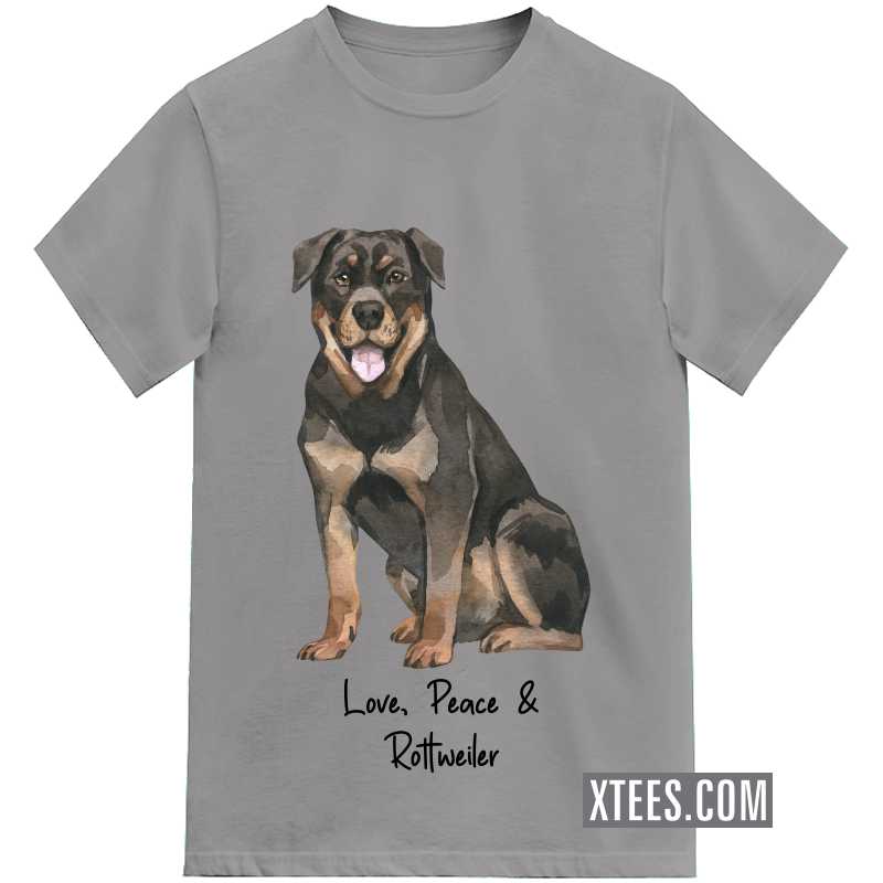 Rottweiler Dog Printed T-shirt