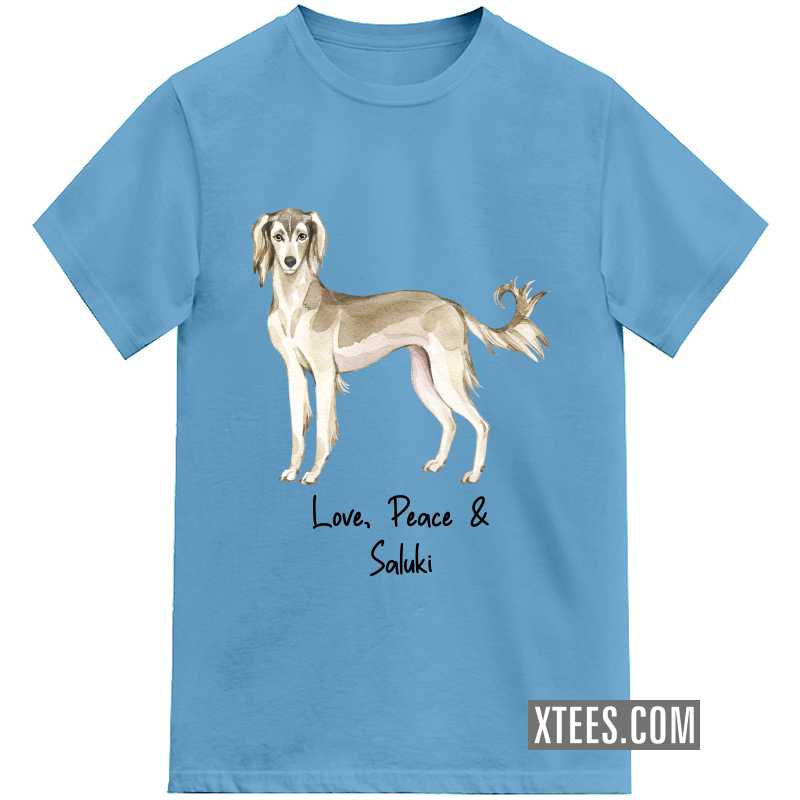 Saluki Dog Printed T-shirt