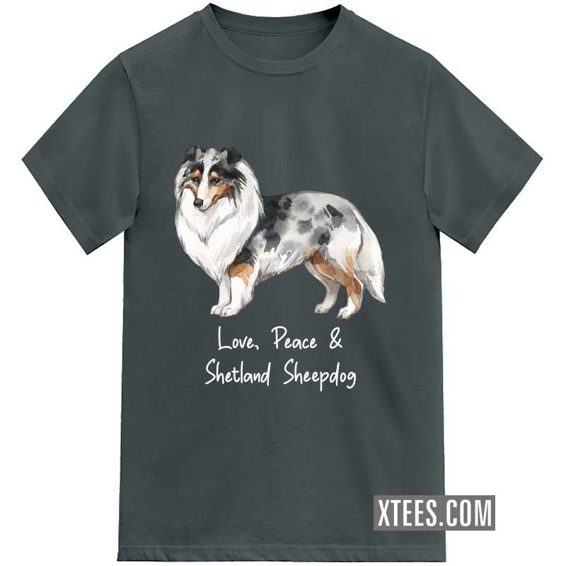 Shetland Sheepdog Dog Printed T-shirt