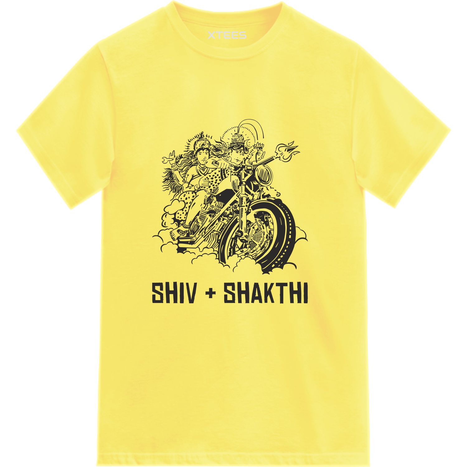 Shiv + Shakthi Couple Biker T-shirt India Shiv + Shakthi Couple Biker T-shirt India