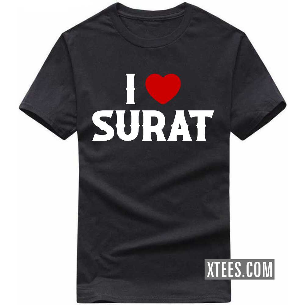 I Heart Love SURAT India City T-shirt I Heart Love SURAT India City T-shirt