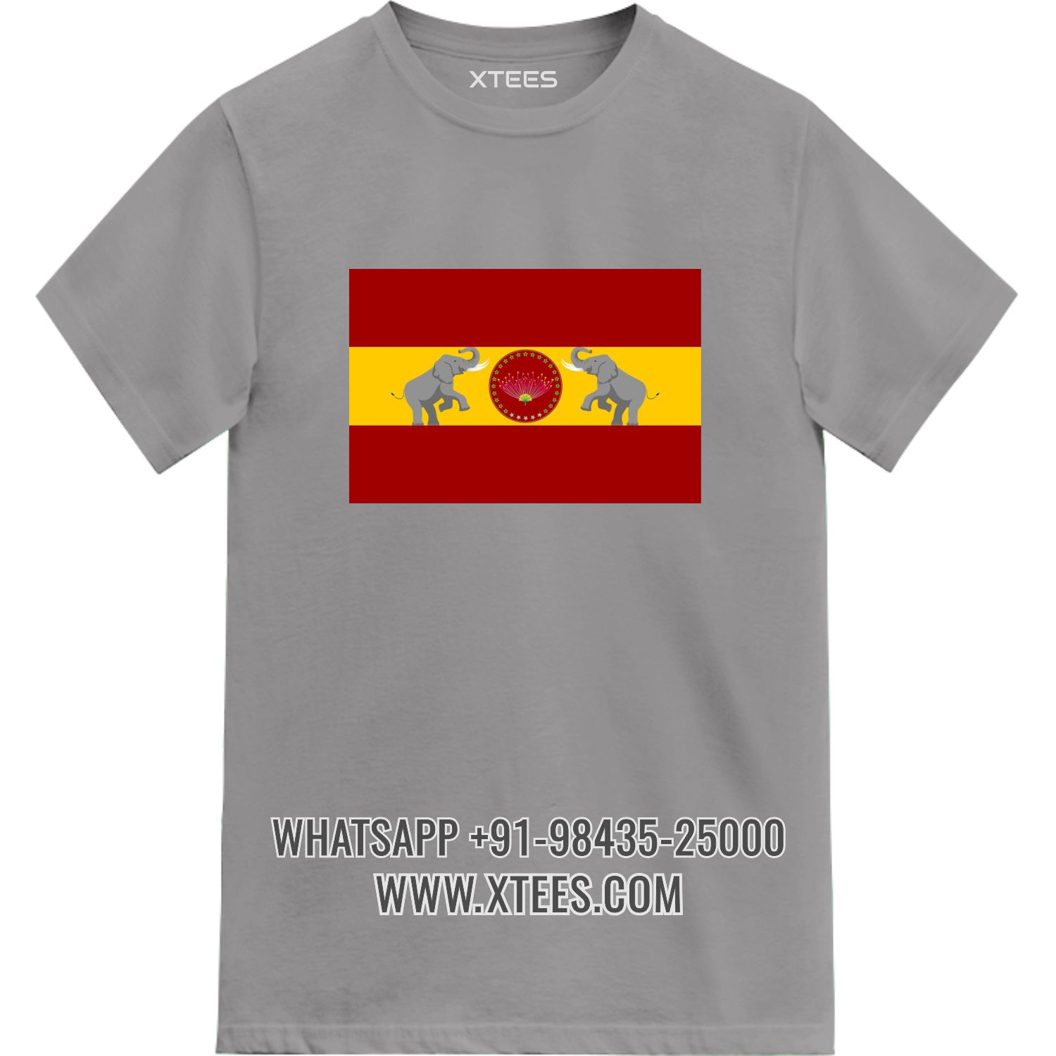 Tamilaga Vettri Kazhagam TVK Logo 1 Printed T-shirt