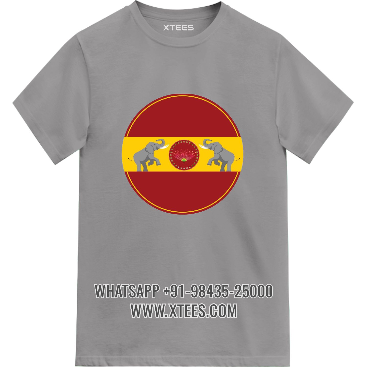 Tamilaga Vettri Kazhagam Tvk Logo 2 Printed T-shirt