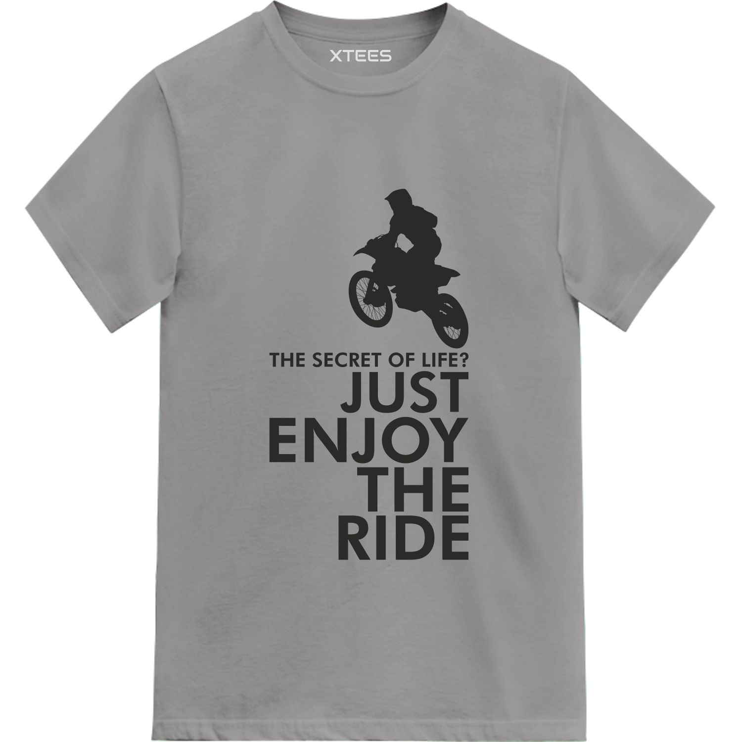 The Secret Of Life? Just Enjoy The Ride Biker T-shirt India The Secret Of Life? Just Enjoy The Ride Biker T-shirt India