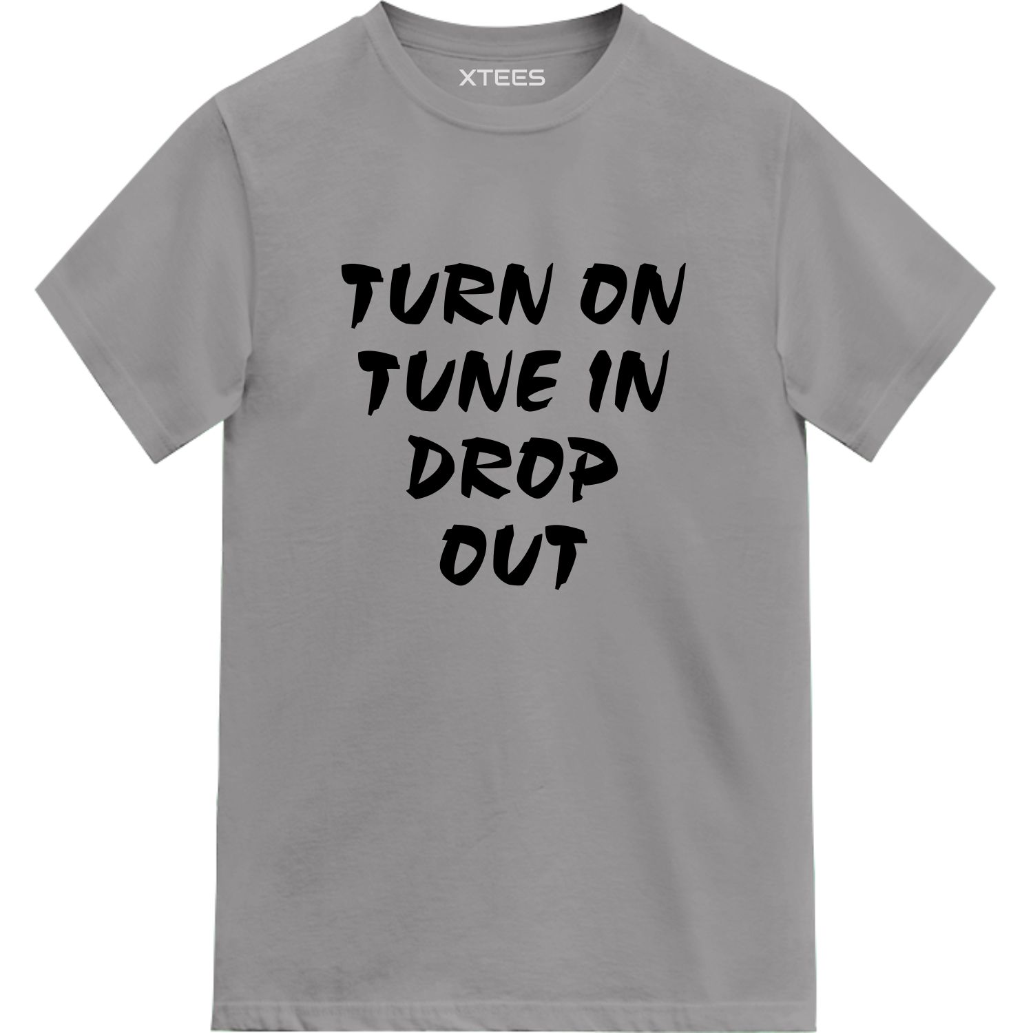Turn On Tune In Drop Out Biker T-shirt India Turn On Tune In Drop Out Biker T-shirt India