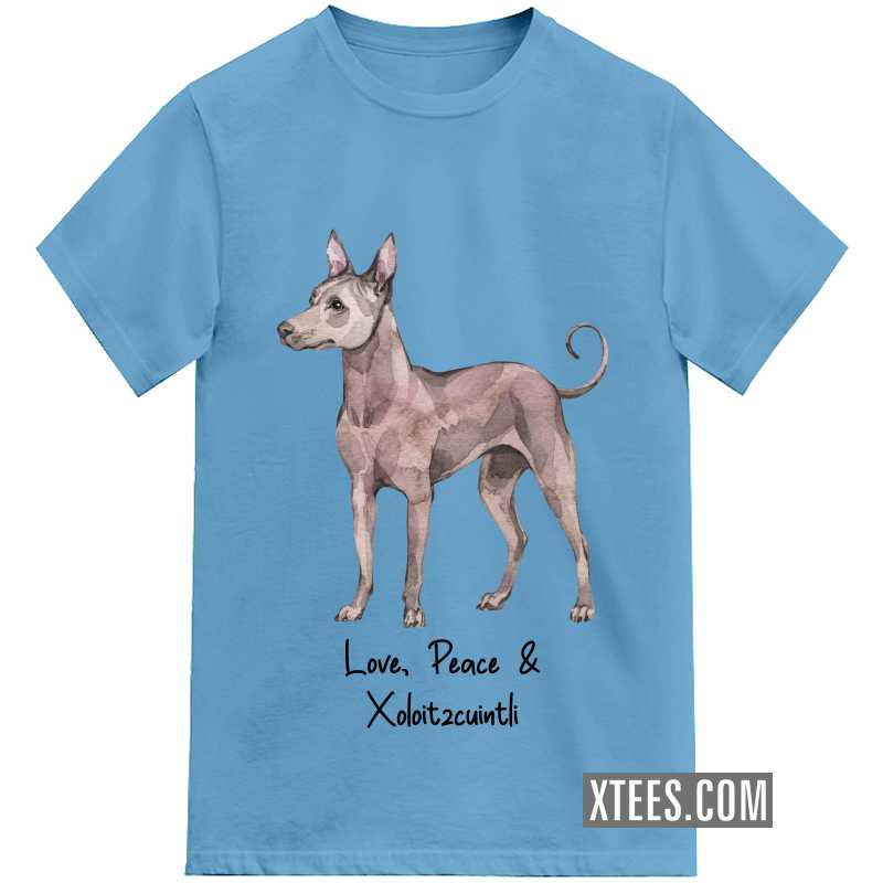  Xoloitzcuintli Dog Printed T-shirt