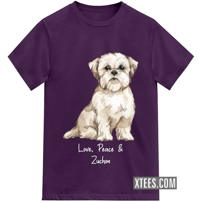 Zuchon Dog Printed T-shirt